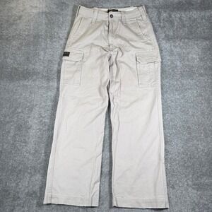 Vintage M. Gordon 1998 Heavy Twill Cargo Pants Mens 30x30 Beige Cotton Straight